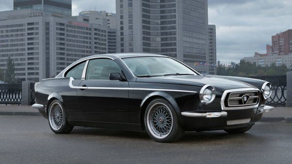 voiture au look moderne et rétro